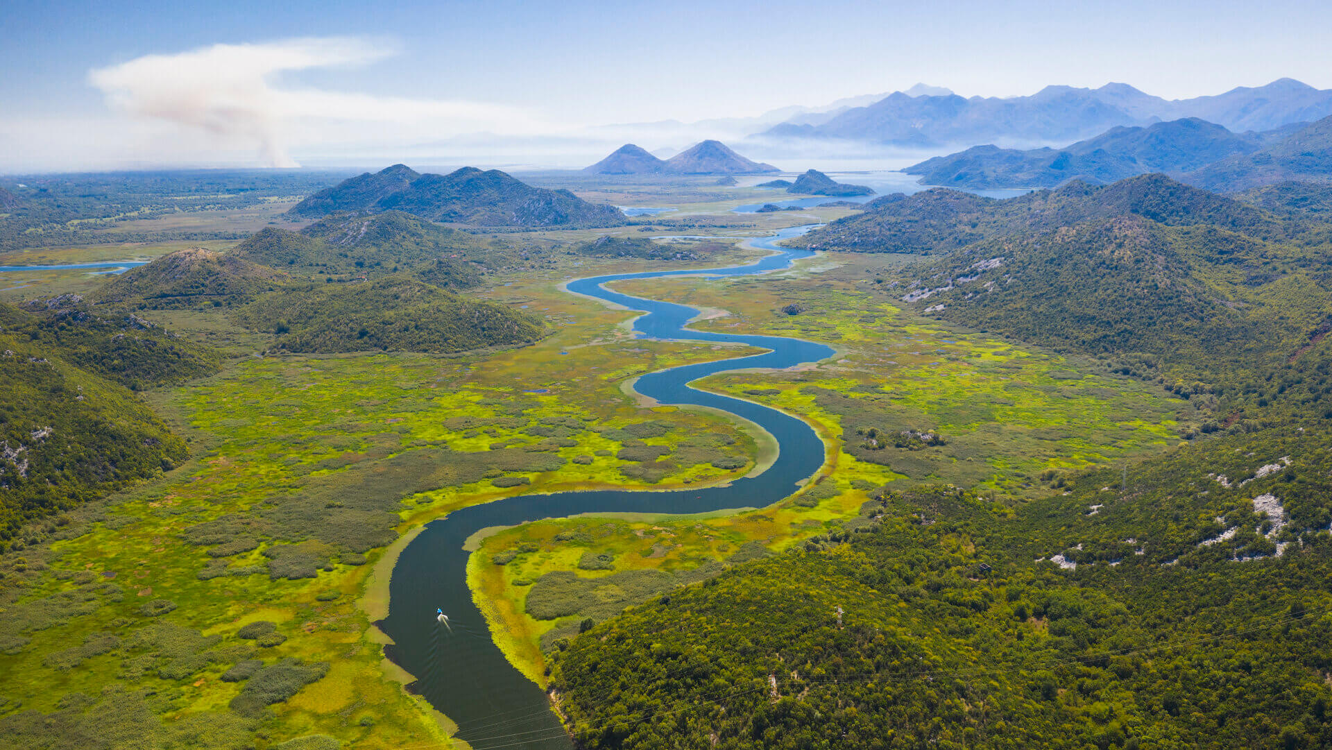 Crnojević River, Skadar Lake National Park 