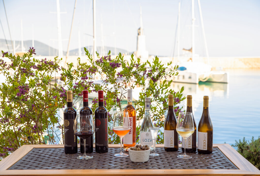 Wine Selection, Lustica Bay