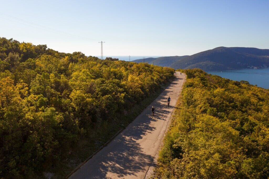 Hiking trails, Lustica Peninsula