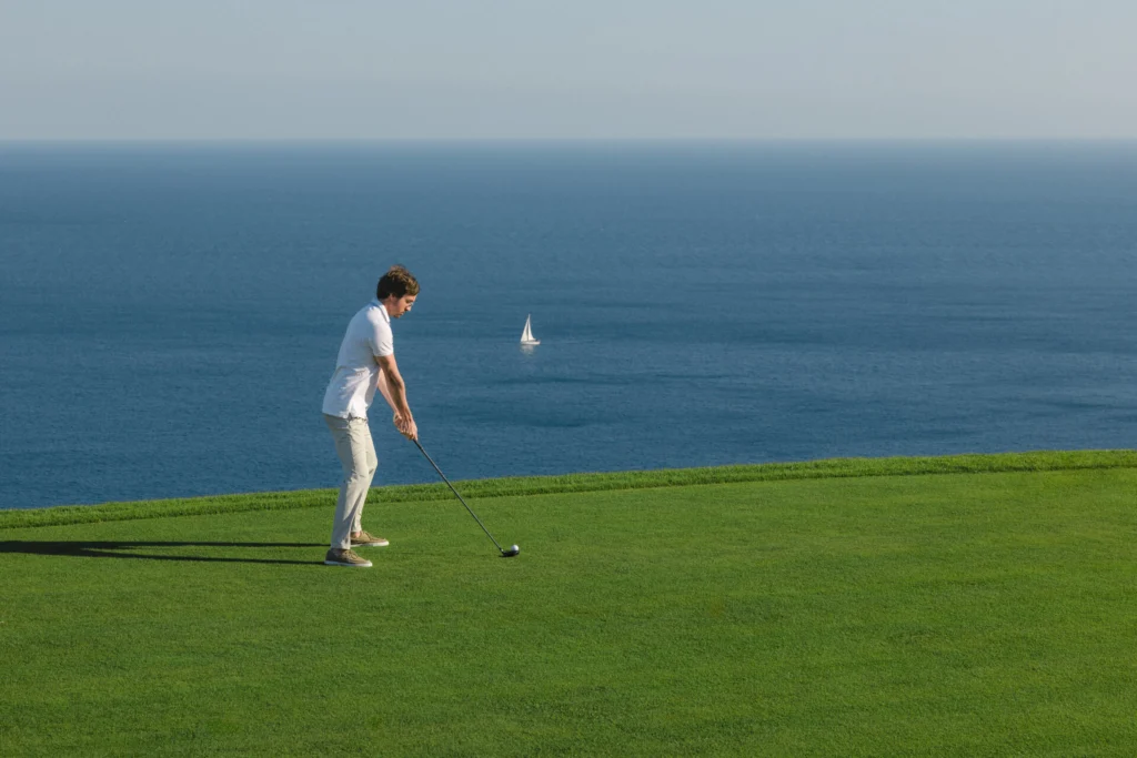 Sea view from Luštica Bay Golf Course