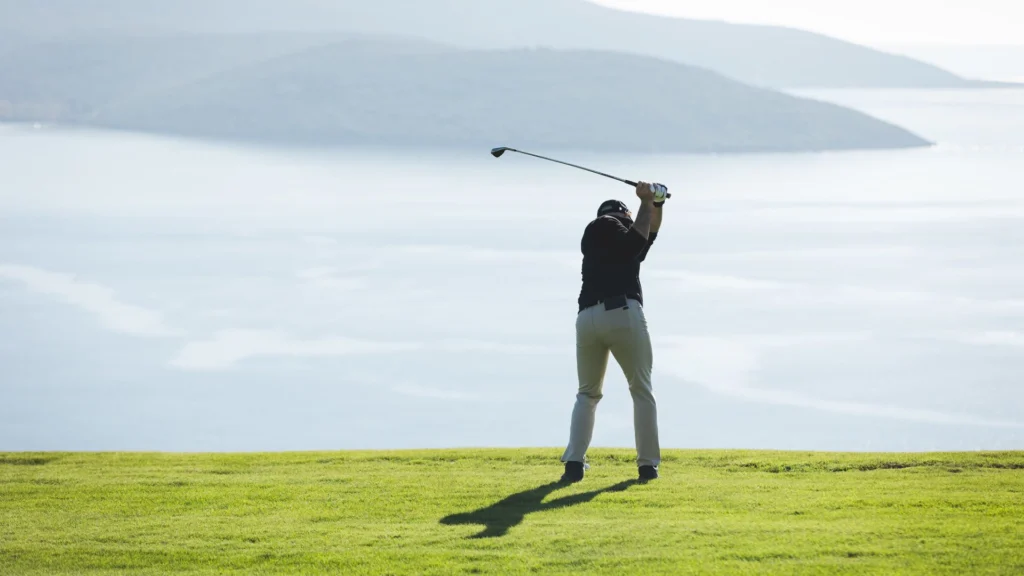 Golf course at Luštica Bay