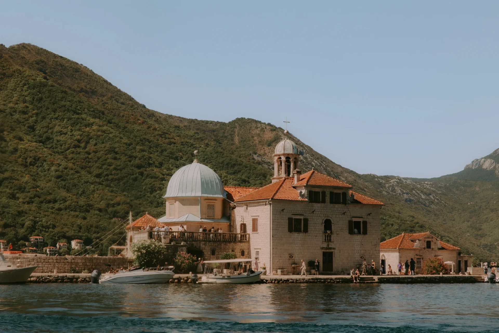 Our Lady of the Rocks near Perast on Boka Bay